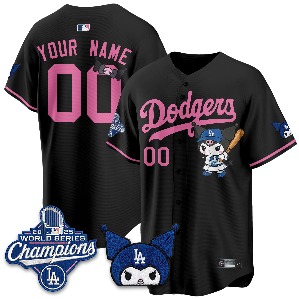 LAD Kuromi Edition Vapor Custom Jersey - Stitched
