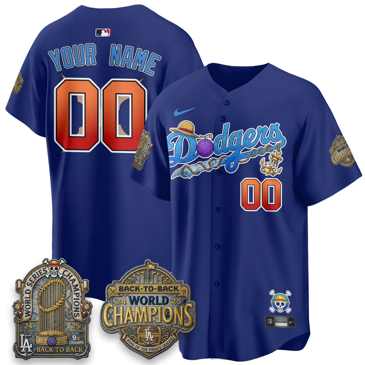 LAD x OP Japanese Cartoon Vapor Limited Custom Jersey V2- Stitched