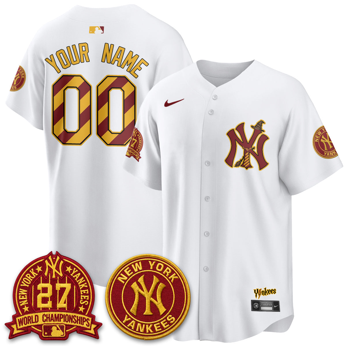 NYY x HP 25 Years of Magic Vapor Limited Custom Jersey - Stitched
