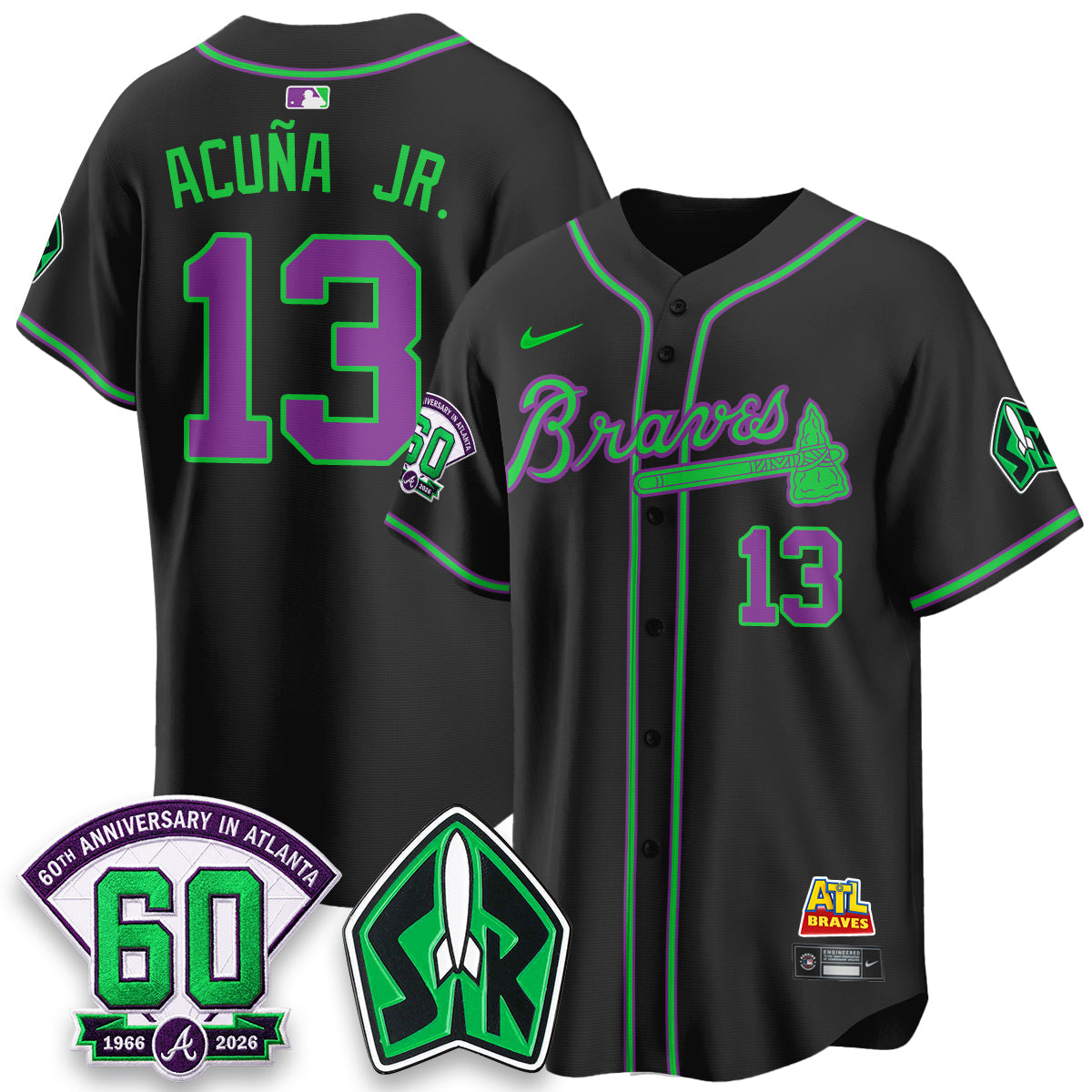ATL 60th Anniversary Space Ranger Edition Vapor Limited Jersey - All Stitched