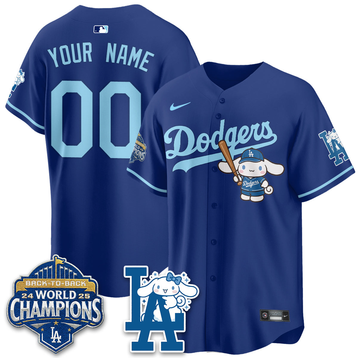 LAD Cinnamoroll Edition Vapor Custom Jersey - Stitched
