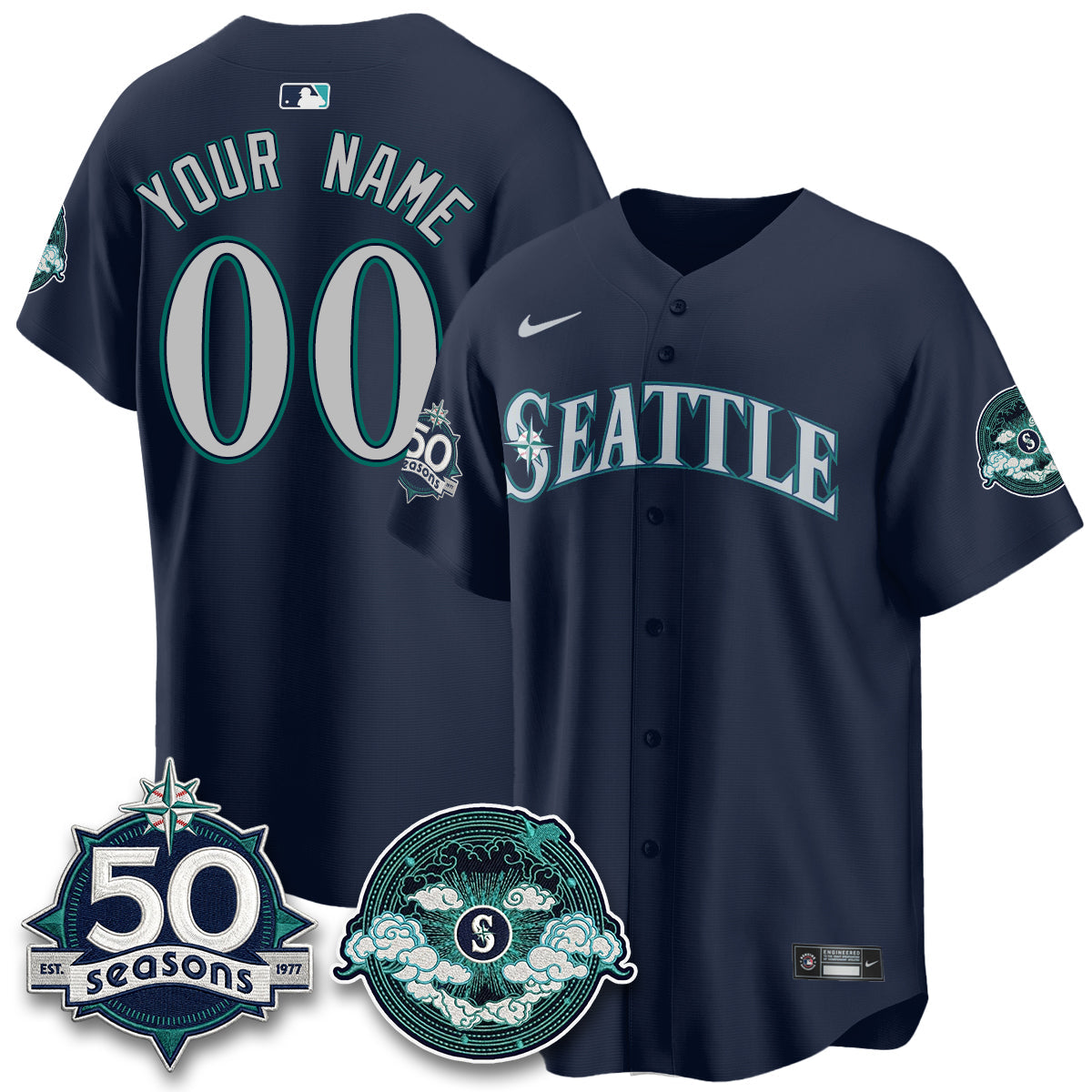 SEA x FW Night Limited Custom Jersey - All Stitched