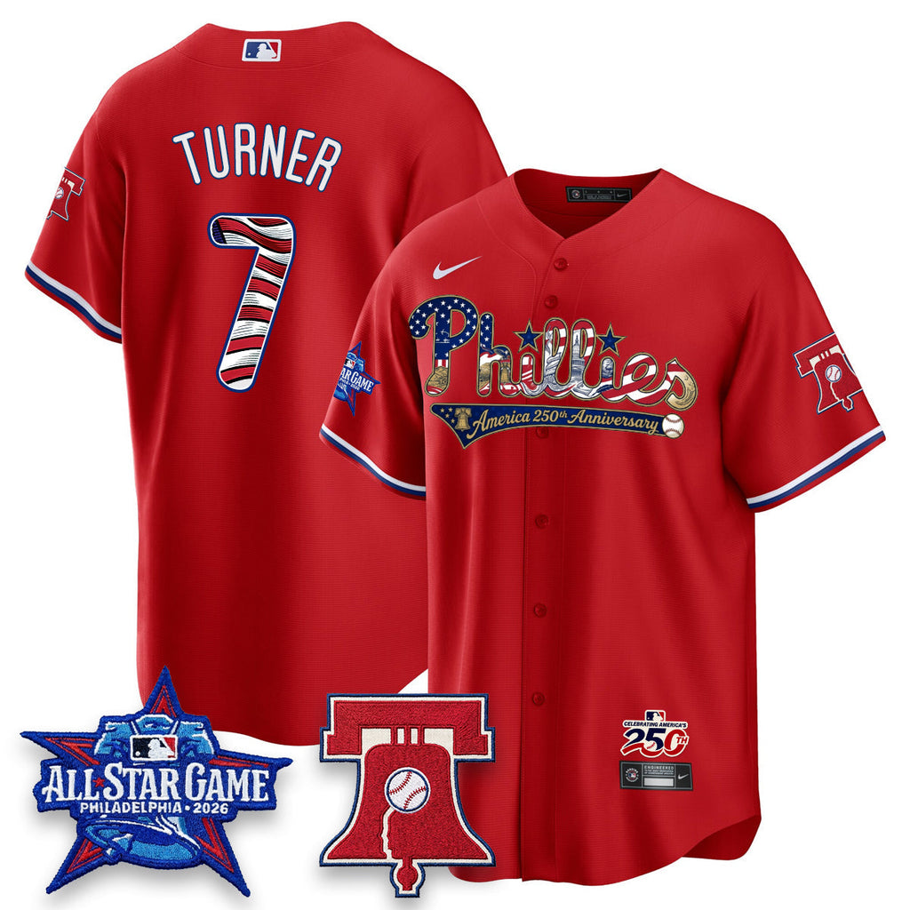 PHI 2026 Independence Day USA Vapor Limited Pinstripe Jersey - Stitched (Tiktok)