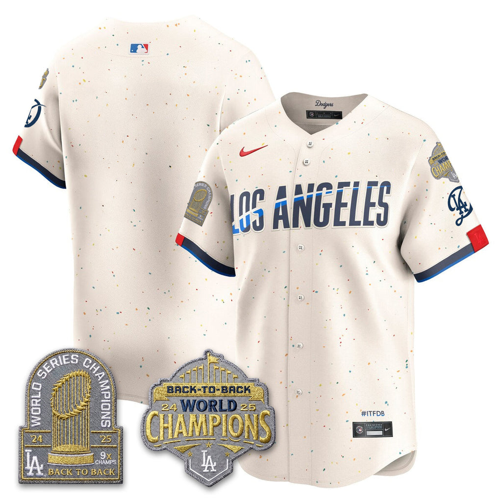 LAD Gold Collection Limited Gold Jersey - 9x & B2B Champs - Stitched