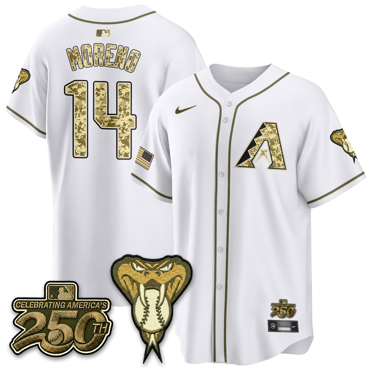 ARI Salute to Service 2026 Vapor Premier Limited Jersey - All Stitched