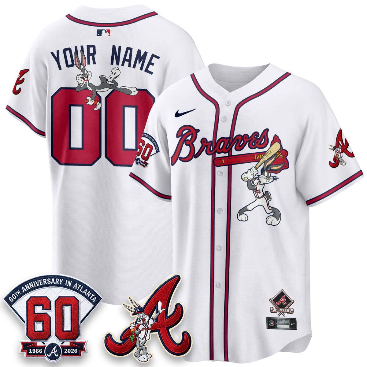 ATL x Bunny Vapor Premier Limited Custom Jersey - Stitched