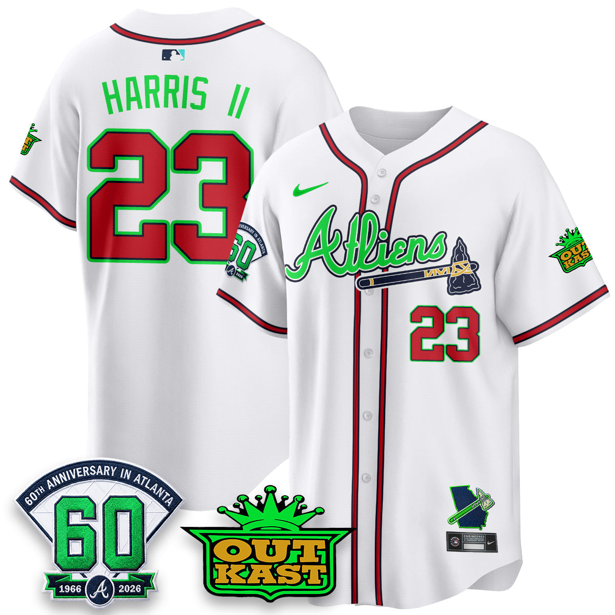 ATL x Atliens Cool Base Galaxy Version Jersey - Stitched (28)