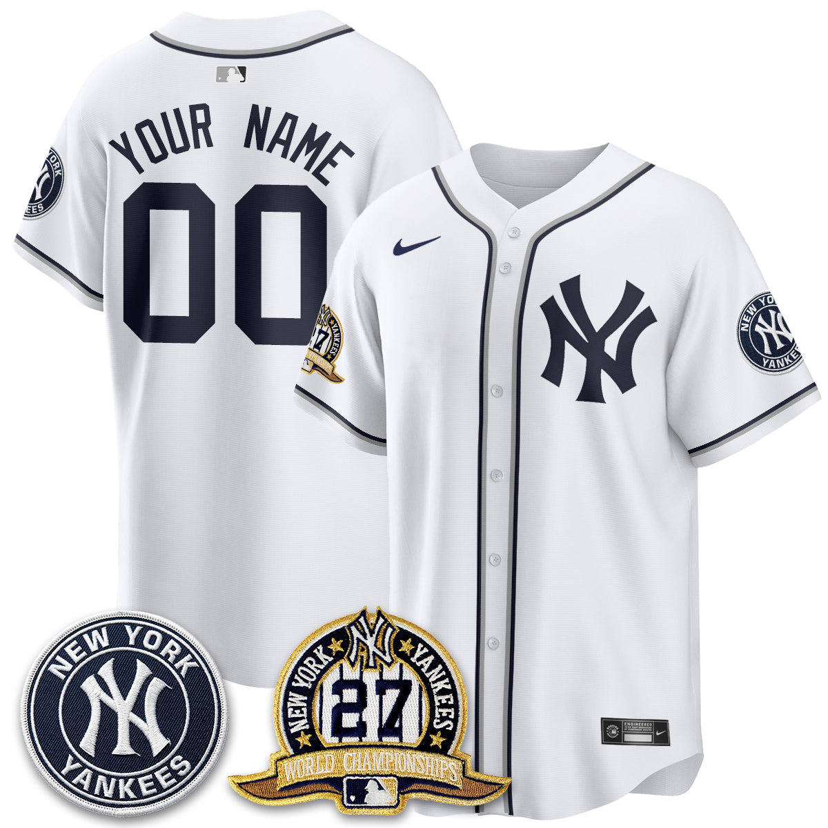 NYY 2026 Black Out Style Vapor Limited Custom Jersey - All Stitched