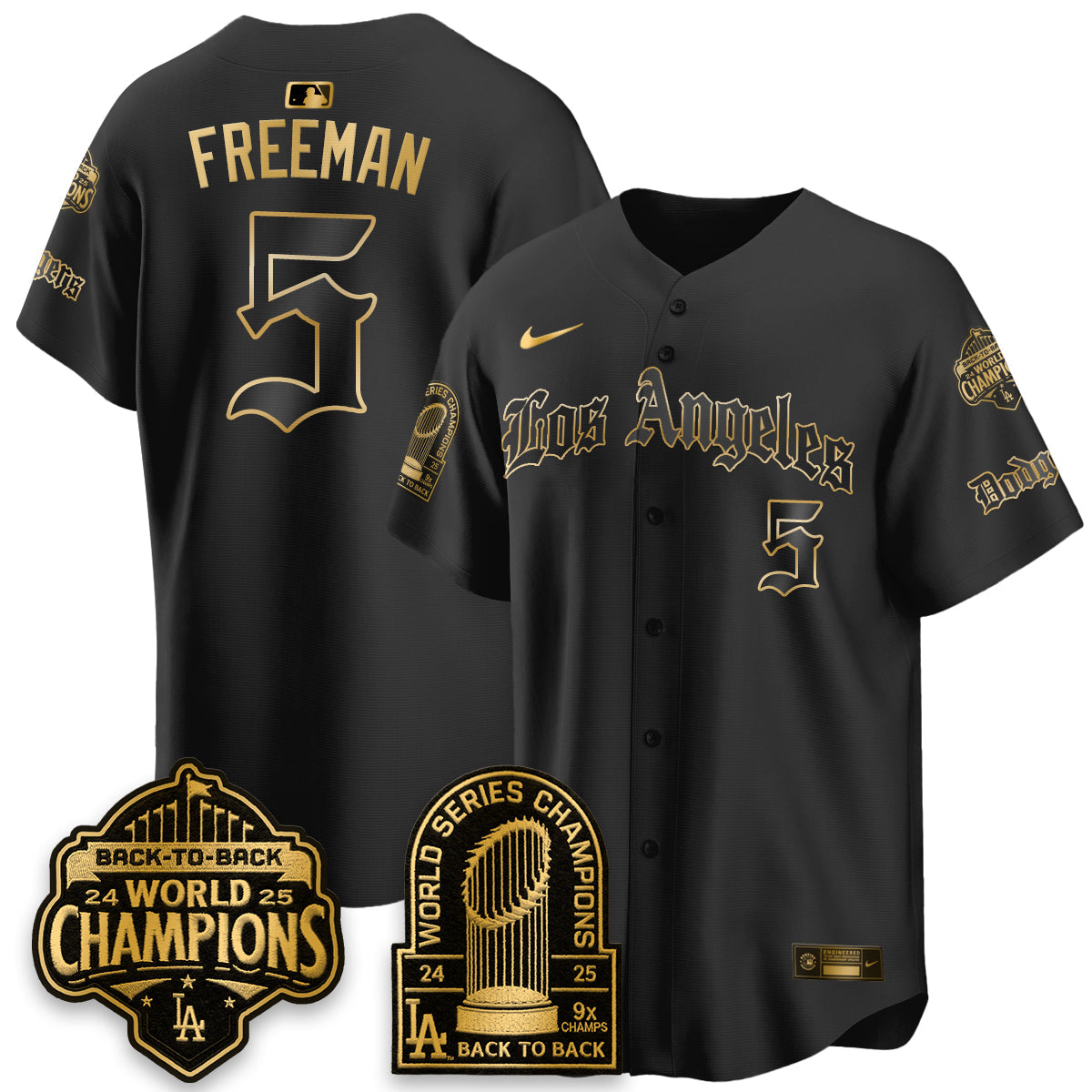 LAD WS Champions Back 2 Back Patch Vapor Premier Limited Gothic Edition Jersey - Stitched