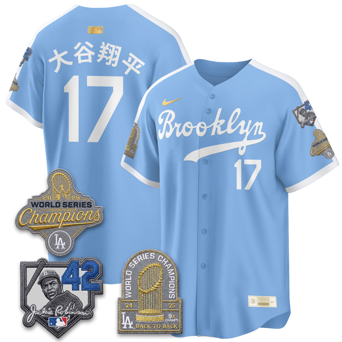 LAD 2026 Brooklyn Jackie Robinson Limited Jersey - Stitched