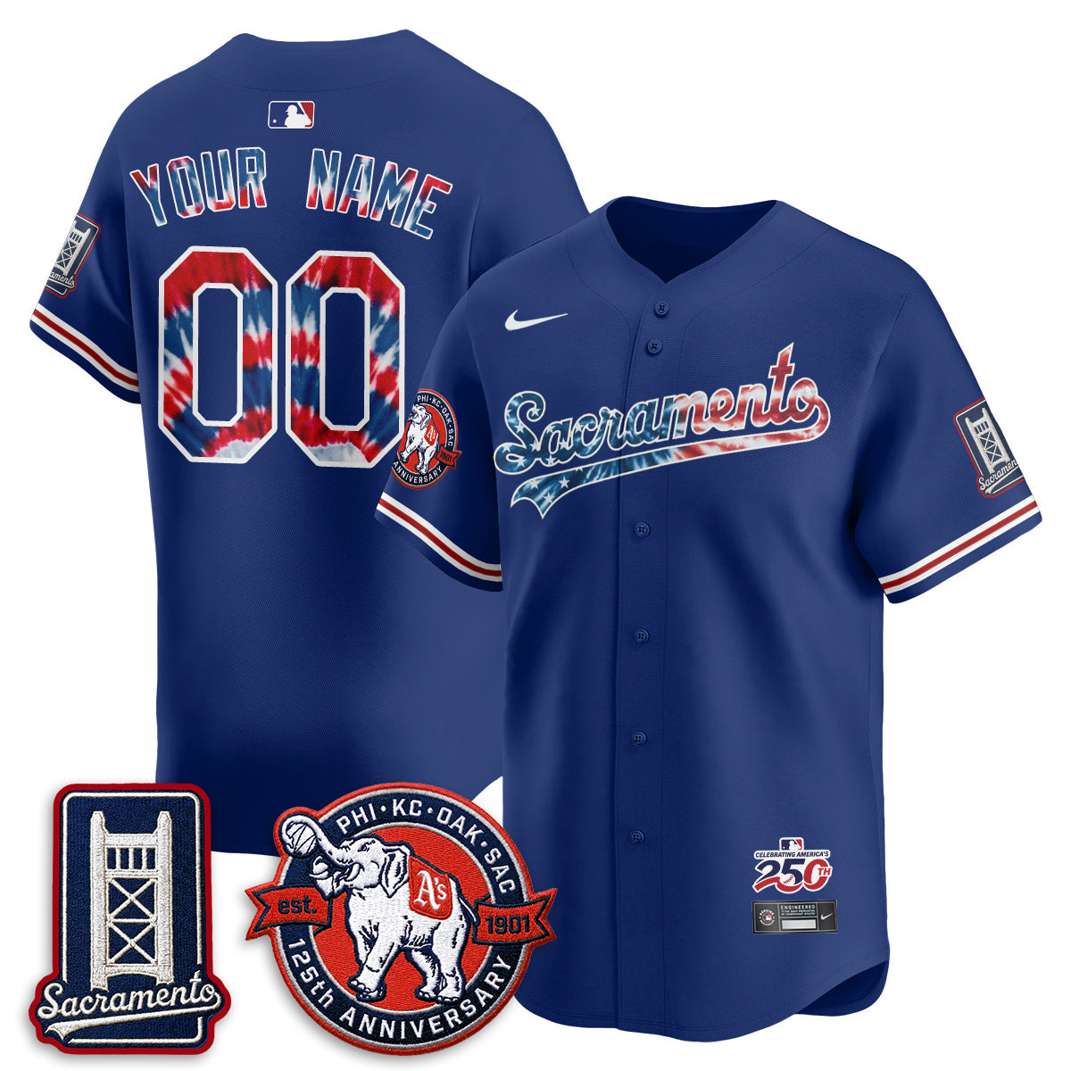 OAK Americana 2026 Vapor Limited Custom Jersey - Stitched