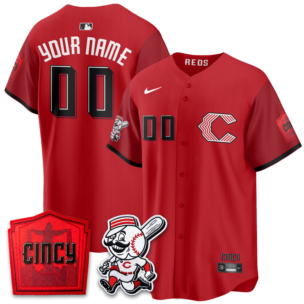 CIN 2026 City Connect Limited Premier Vapor Custom Jersey - All Stitched
