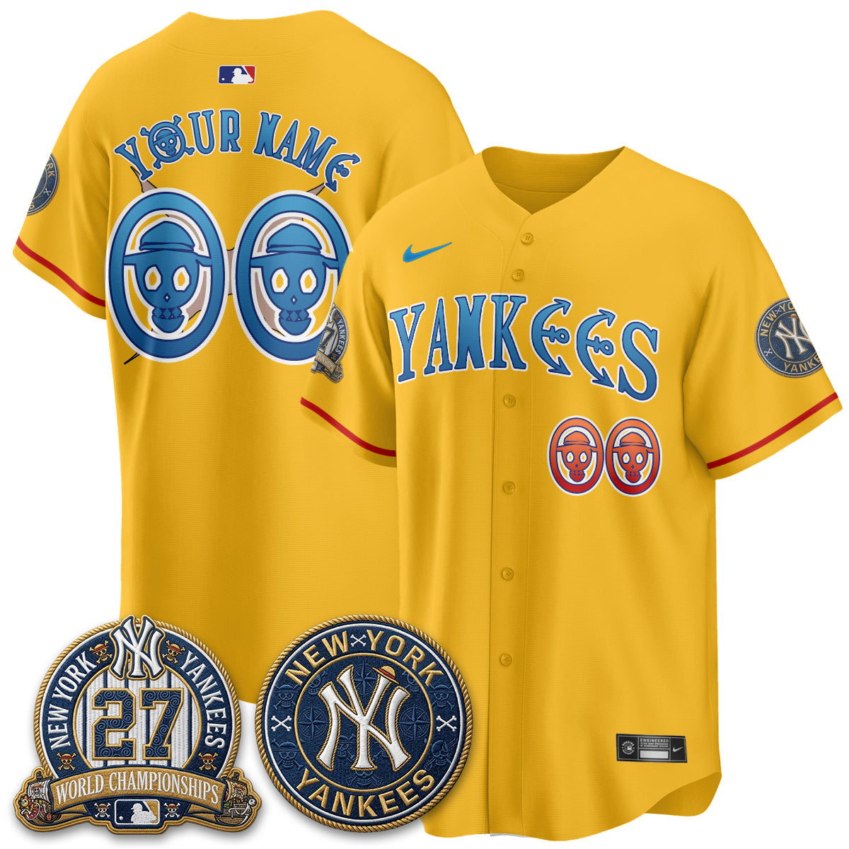 NYY x Japanese Cartoon Limited Custom Jersey -  Stitched