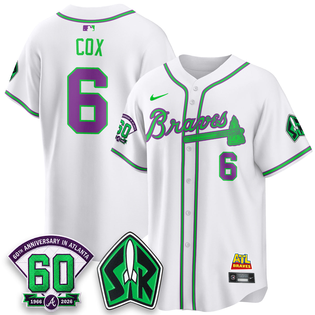 ATL 60th Anniversary Space Ranger Edition Vapor Limited Jersey - All Stitched