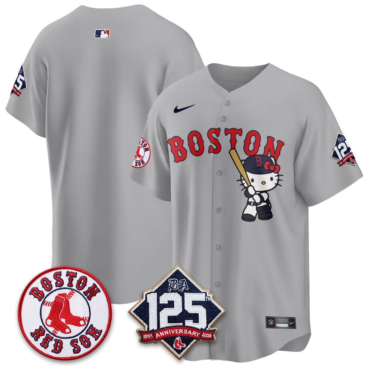 BOS x Meow KT Vapor Limited City Connect Jersey - Stitched