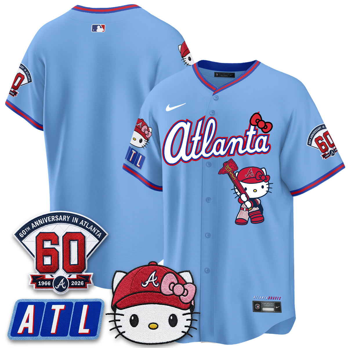 ATL x Meow KT 2026 Limited City Connect Jersey - Stitched
