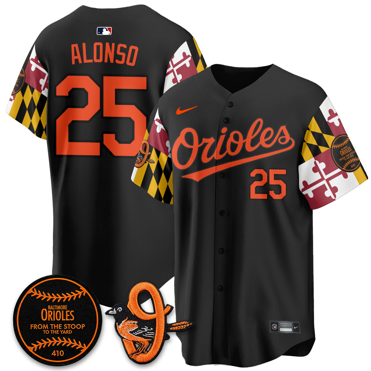 BAL 2026 x Maryland State Flag Vapor Jersey - Stitched V2