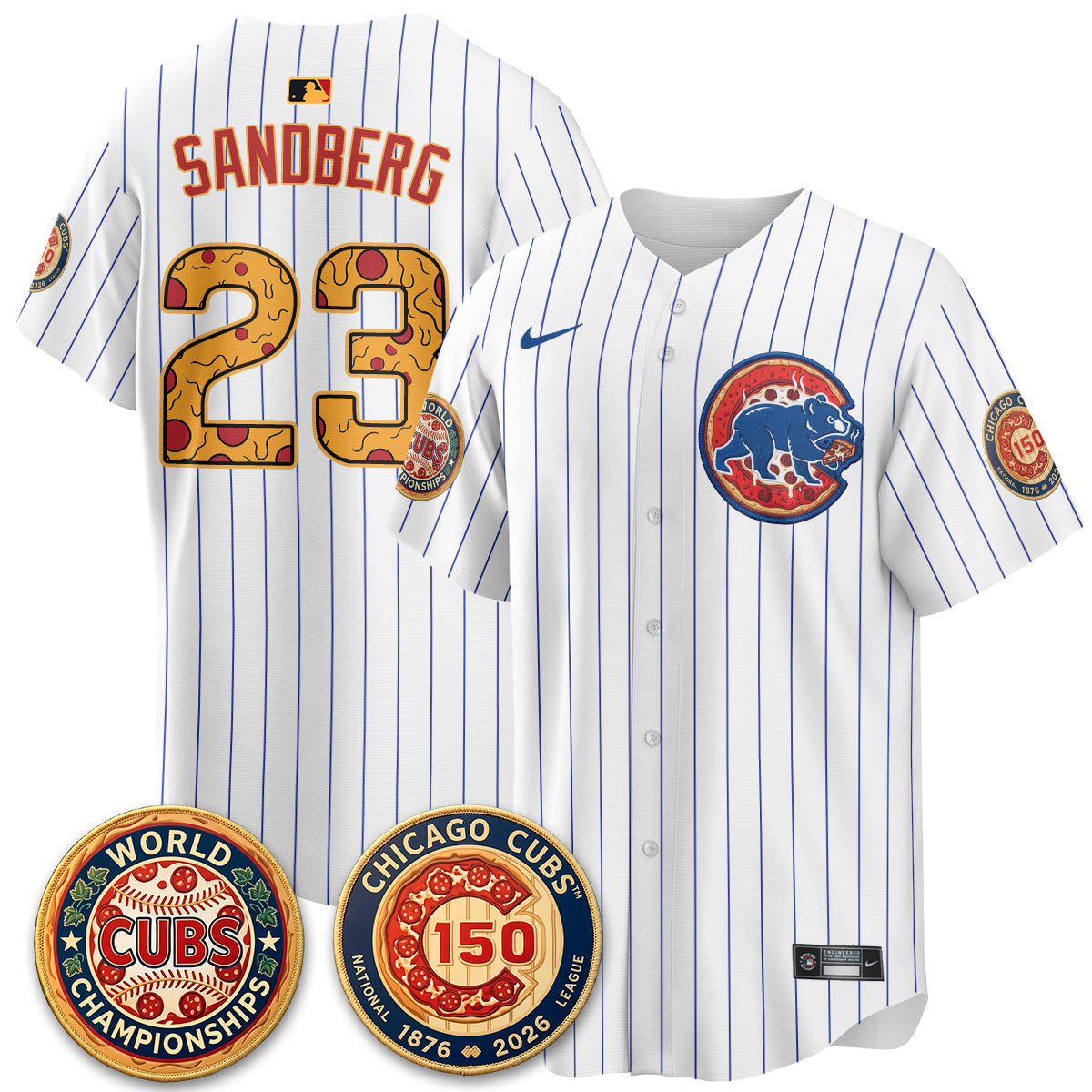 CHC Deep Dish Pizza Vapor Limited Royal Jersey - Stitched