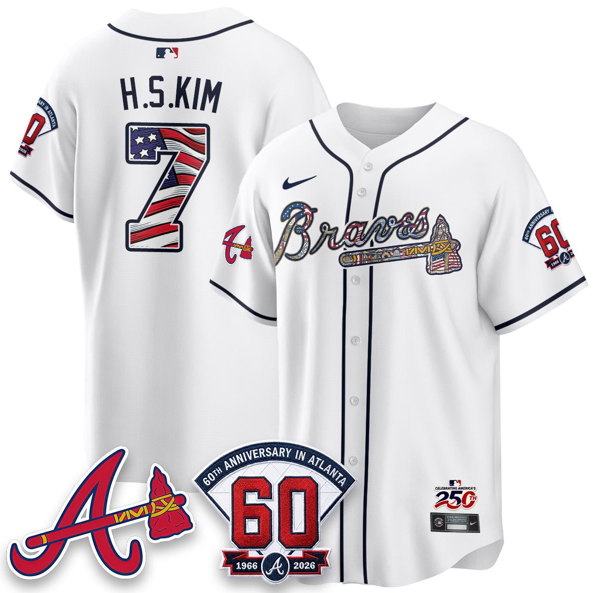 ATL 2026 Independence Day USA Vapor Limited Jersey - Stitched