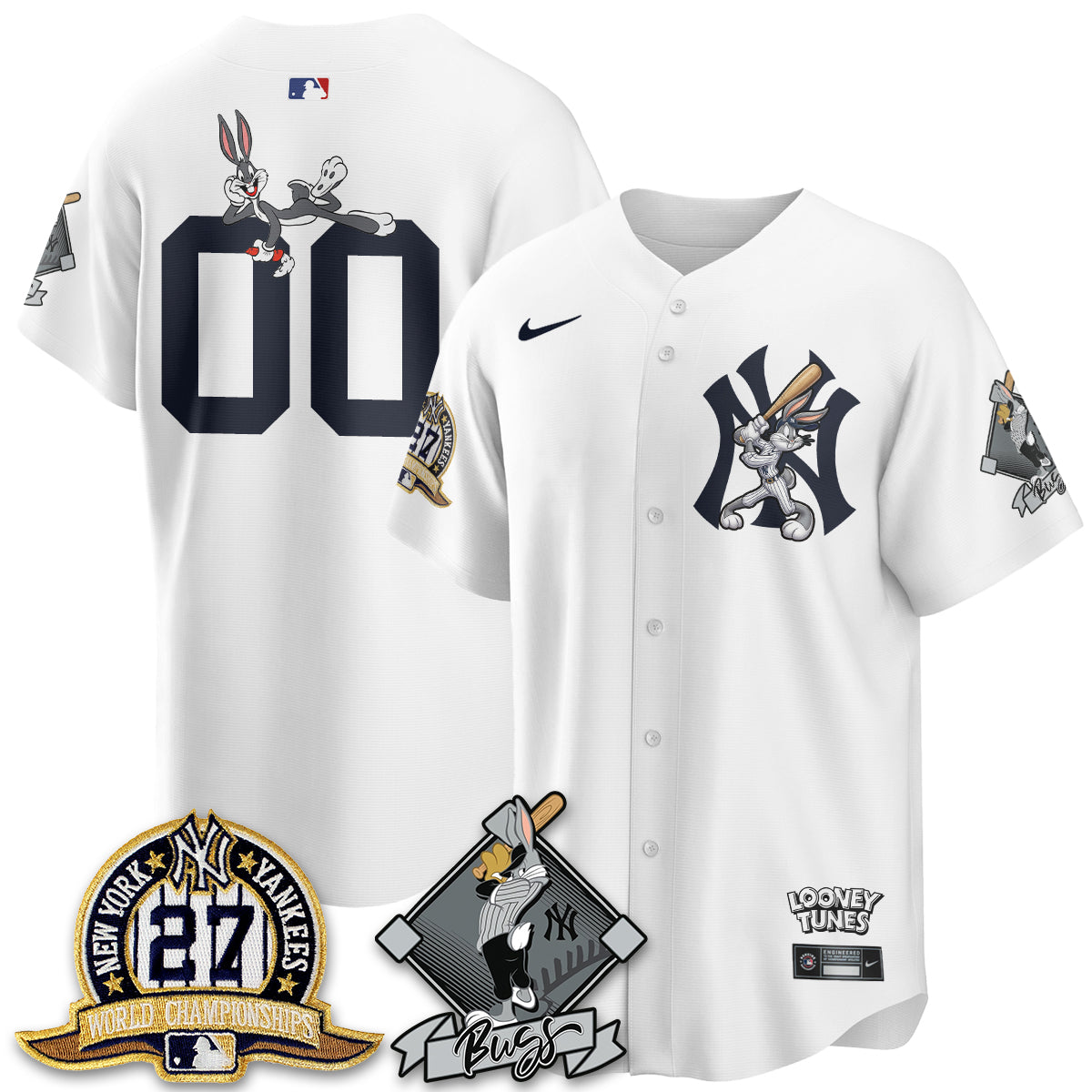 NYY Bunny Vapor Limited Custom Jersey V2- Stitched