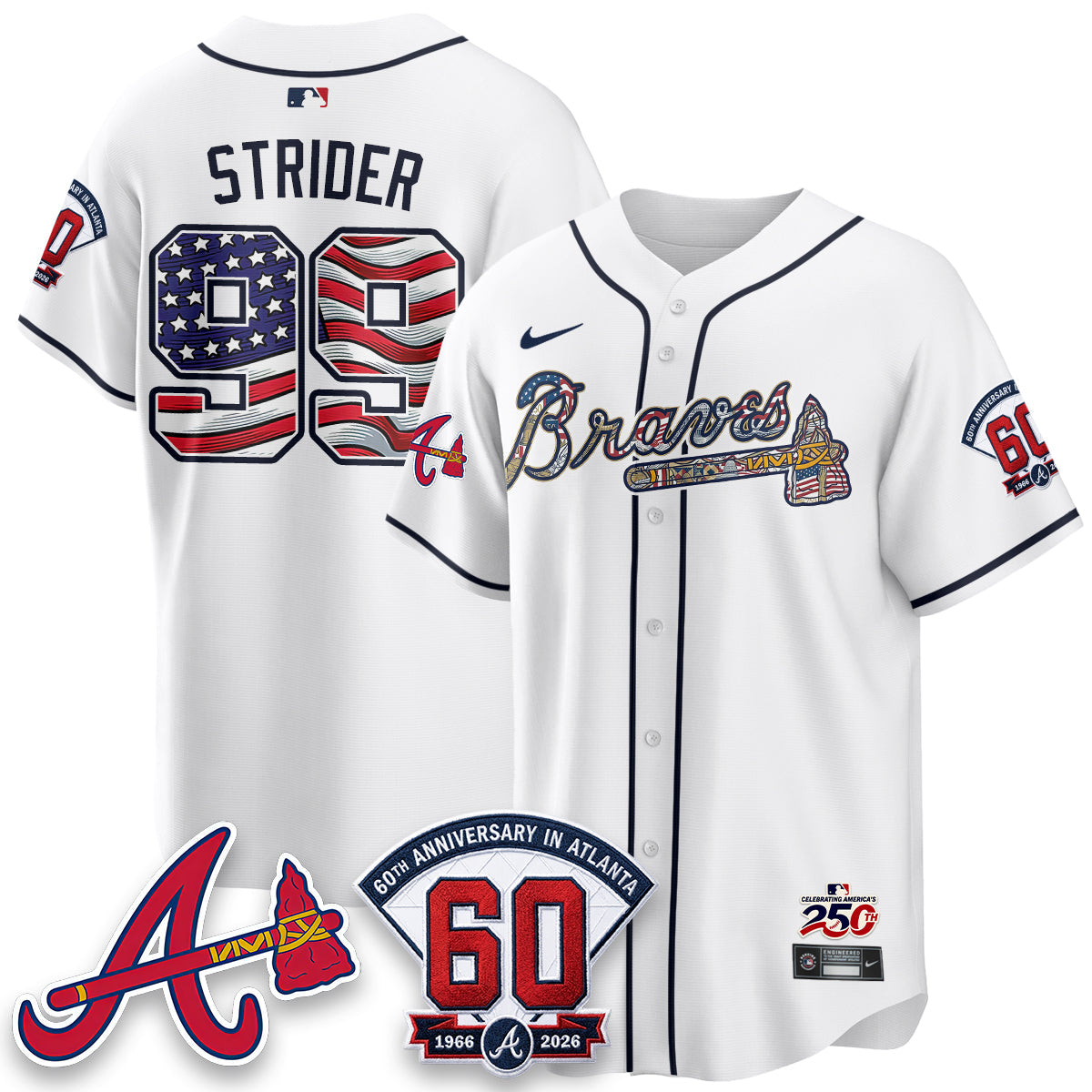 ATL 2026 Independence Day USA Vapor Limited Jersey - Stitched