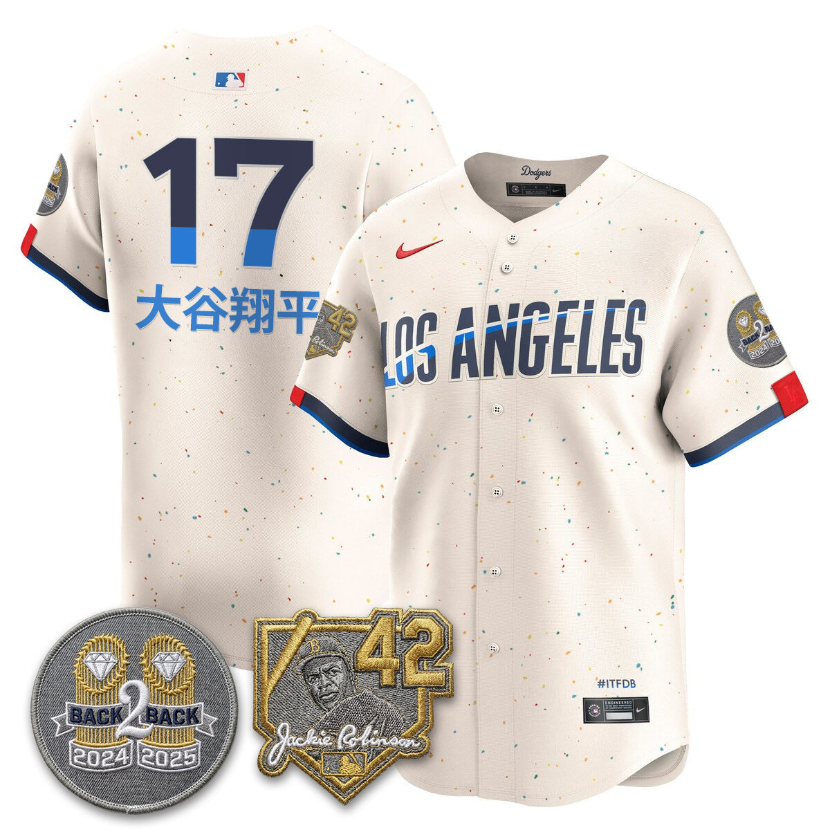 LAD -  2026 Jackie Robinson Day Vapor Limited Jersey - Stitched