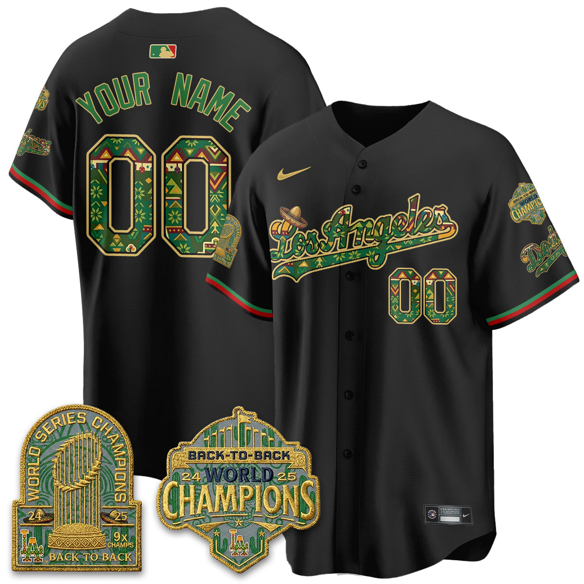 LAD x Mexican Heritage “Let’s Fiesta!” 2026 Limited Vapor Custom Jersey - All Stitched