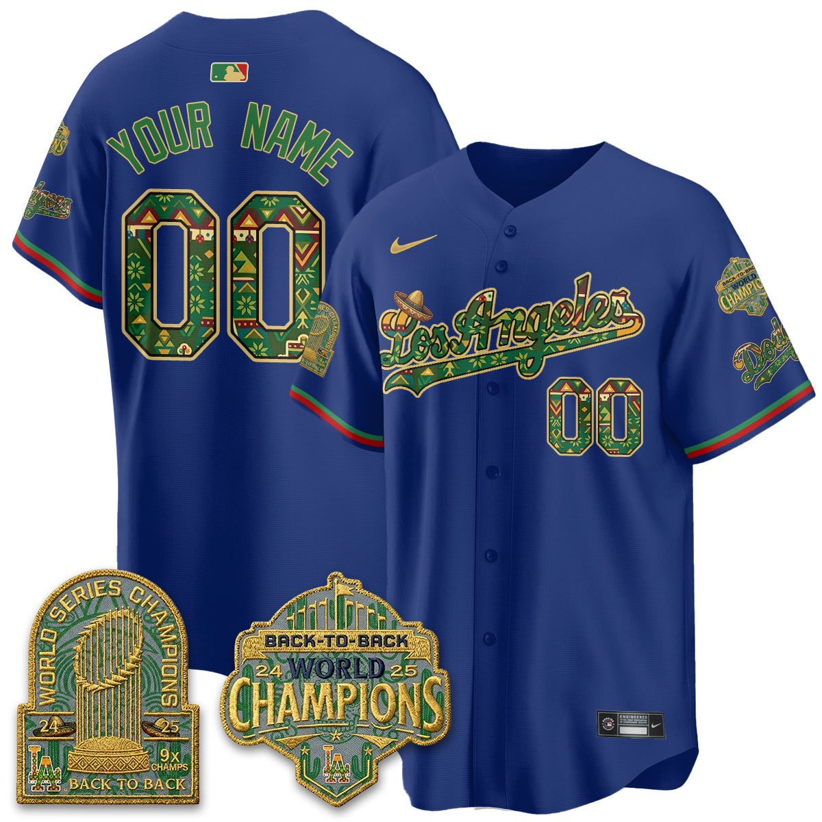 LAD x Mexican Heritage “Let’s Fiesta!” 2026 Limited Vapor Custom Jersey - All Stitched