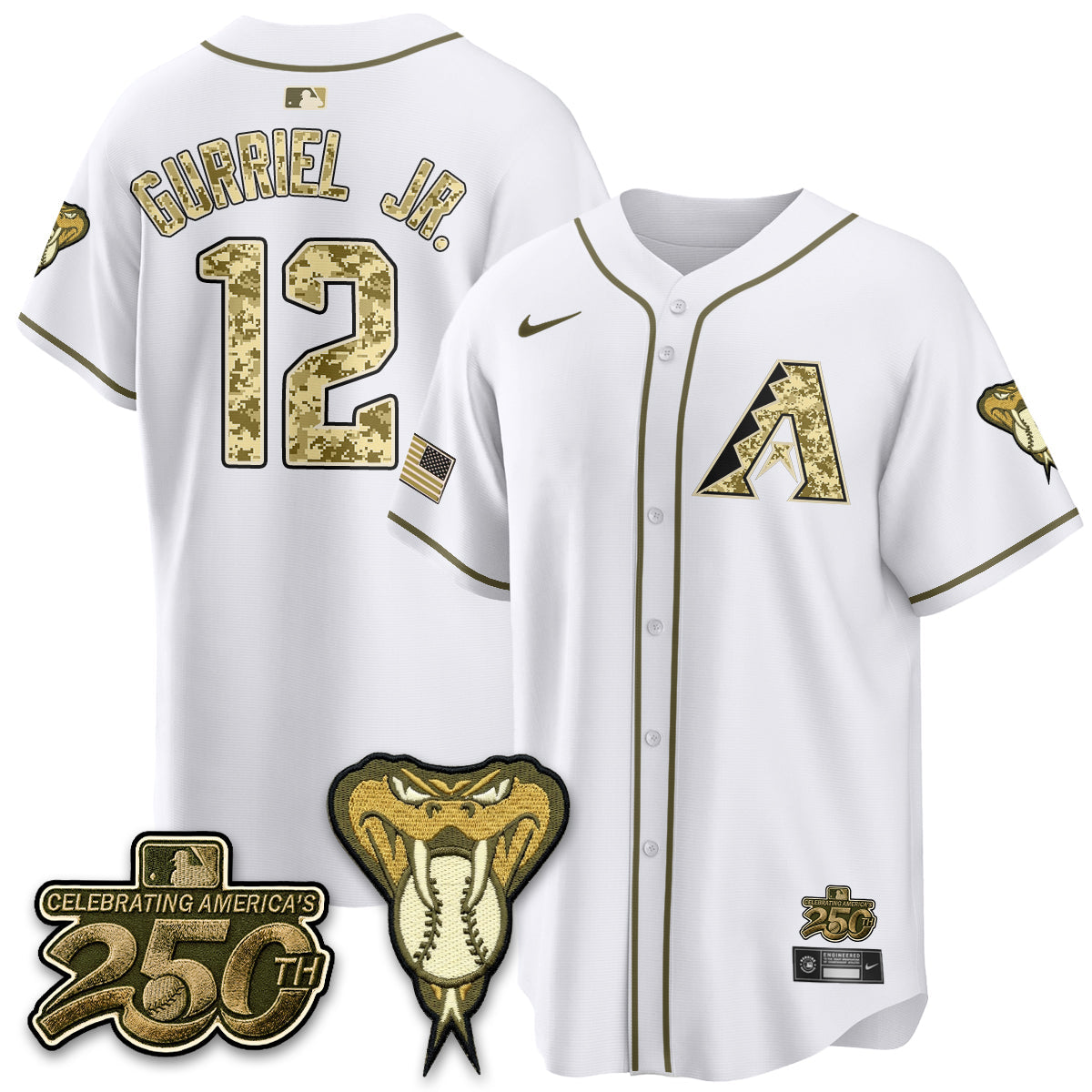 ARI Salute to Service 2026 Vapor Premier Limited Jersey - All Stitched