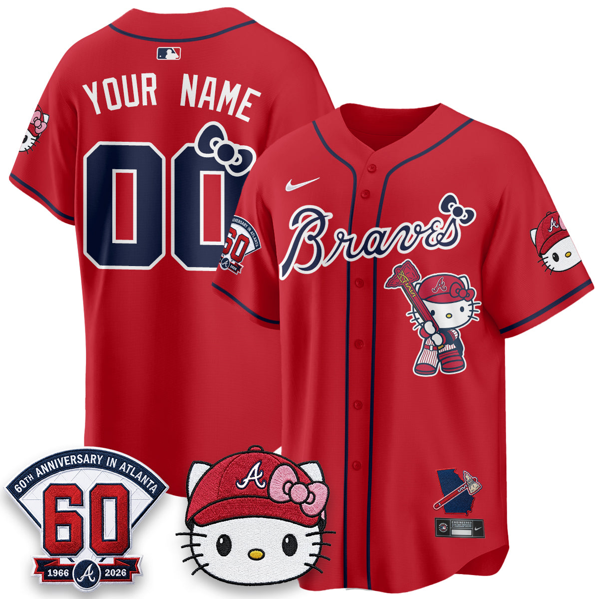 ATL x Meow KT 2026 Vapor Limited Custom Jersey - All Stitched