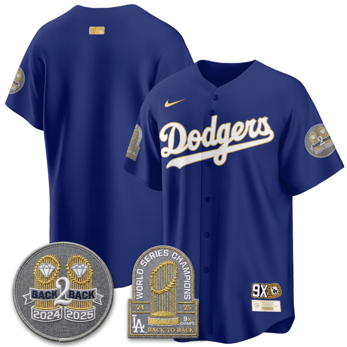 LAD Vapor Limited Jersey - Back to Back Champion - Stitched