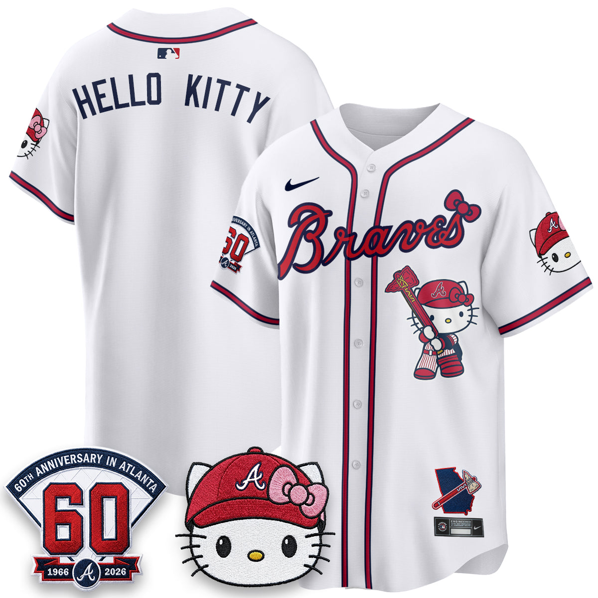 ATL x Meow KT 2026 Limited City Connect Jersey - Stitched