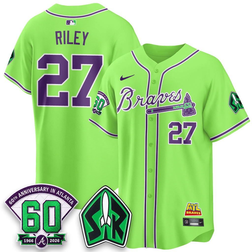 ATL 60th Anniversary Space Ranger Edition Vapor Limited Jersey - Stitched