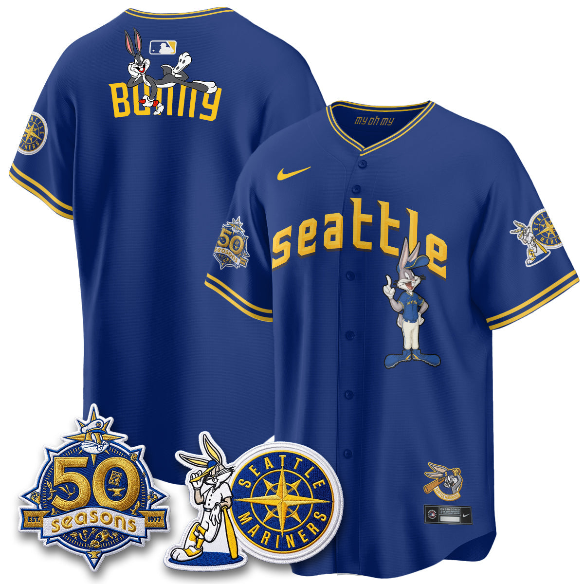 SEA x Bunny Vapor Premier Limited Jersey - Stitched