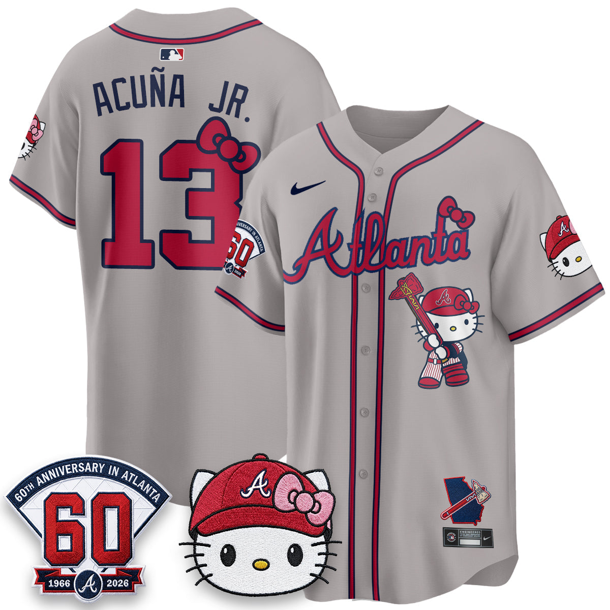 ATL x Meow KT 2026 Limited City Connect Jersey - Stitched