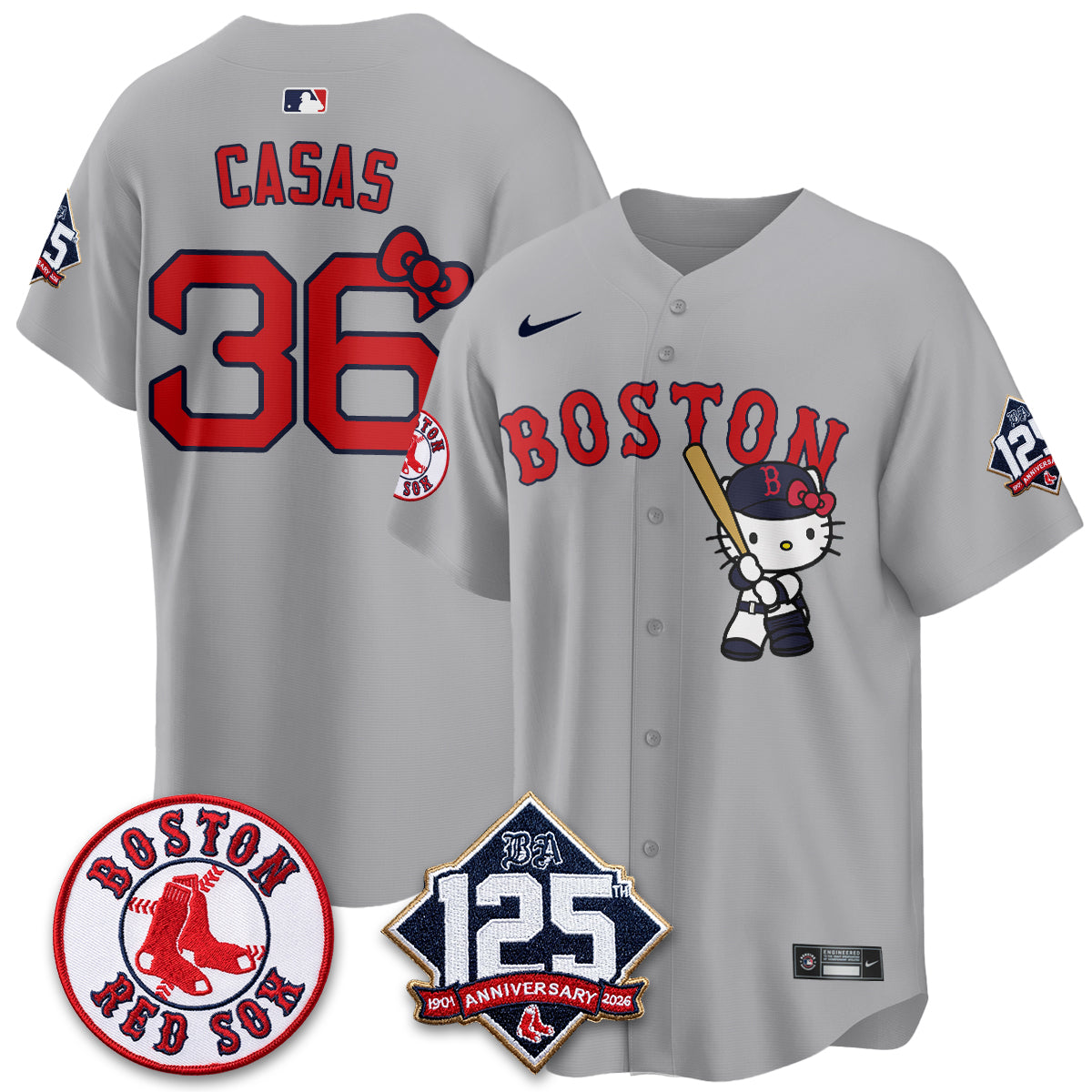 BOS x Meow KT Vapor Limited City Connect Jersey - Stitched