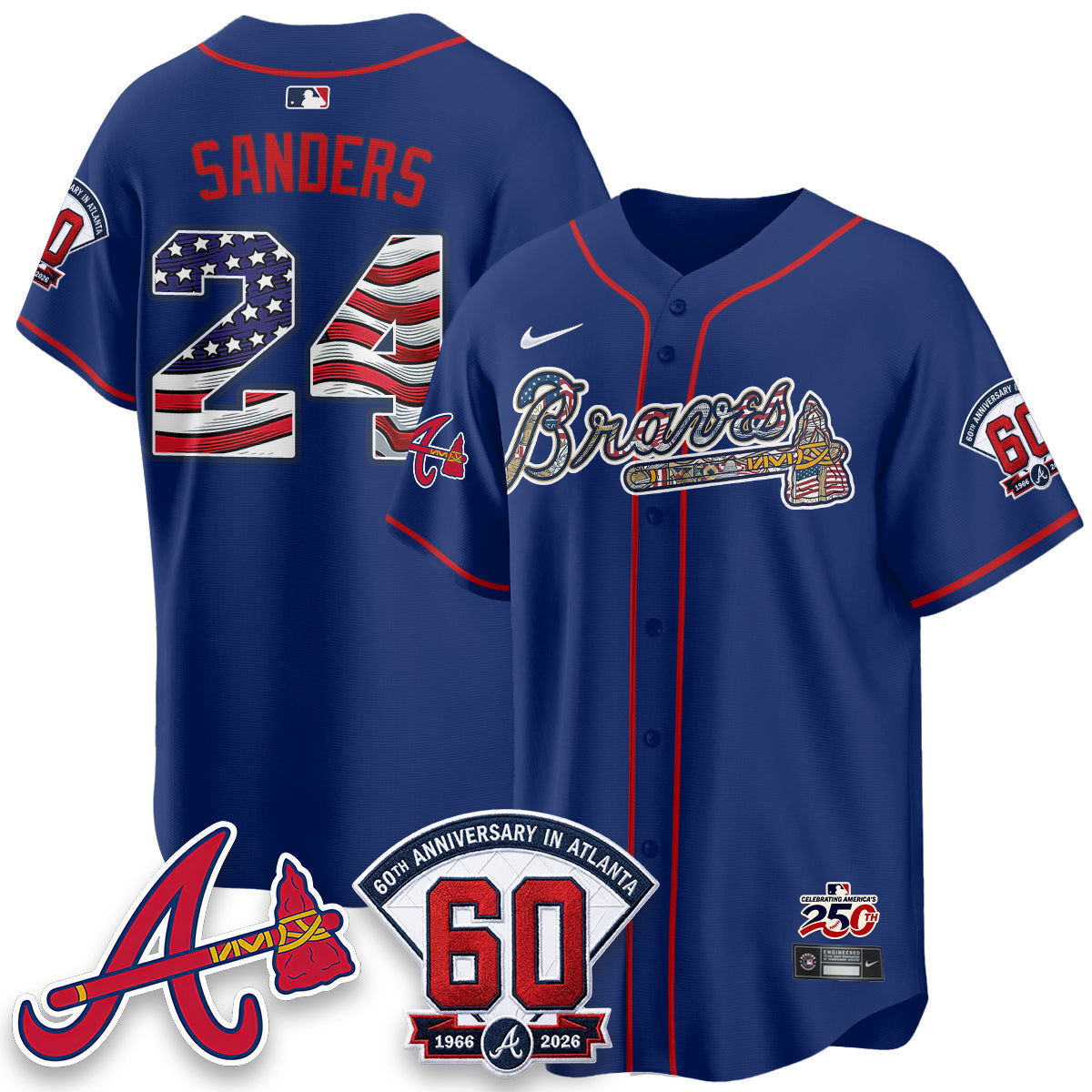 ATL 2026 Independence Day USA Vapor Limited Jersey - Stitched