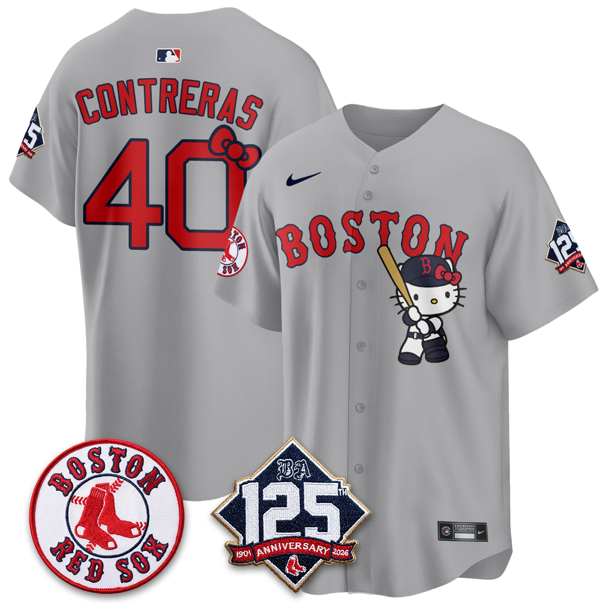 BOS x Meow KT Vapor Limited City Connect Jersey - Stitched