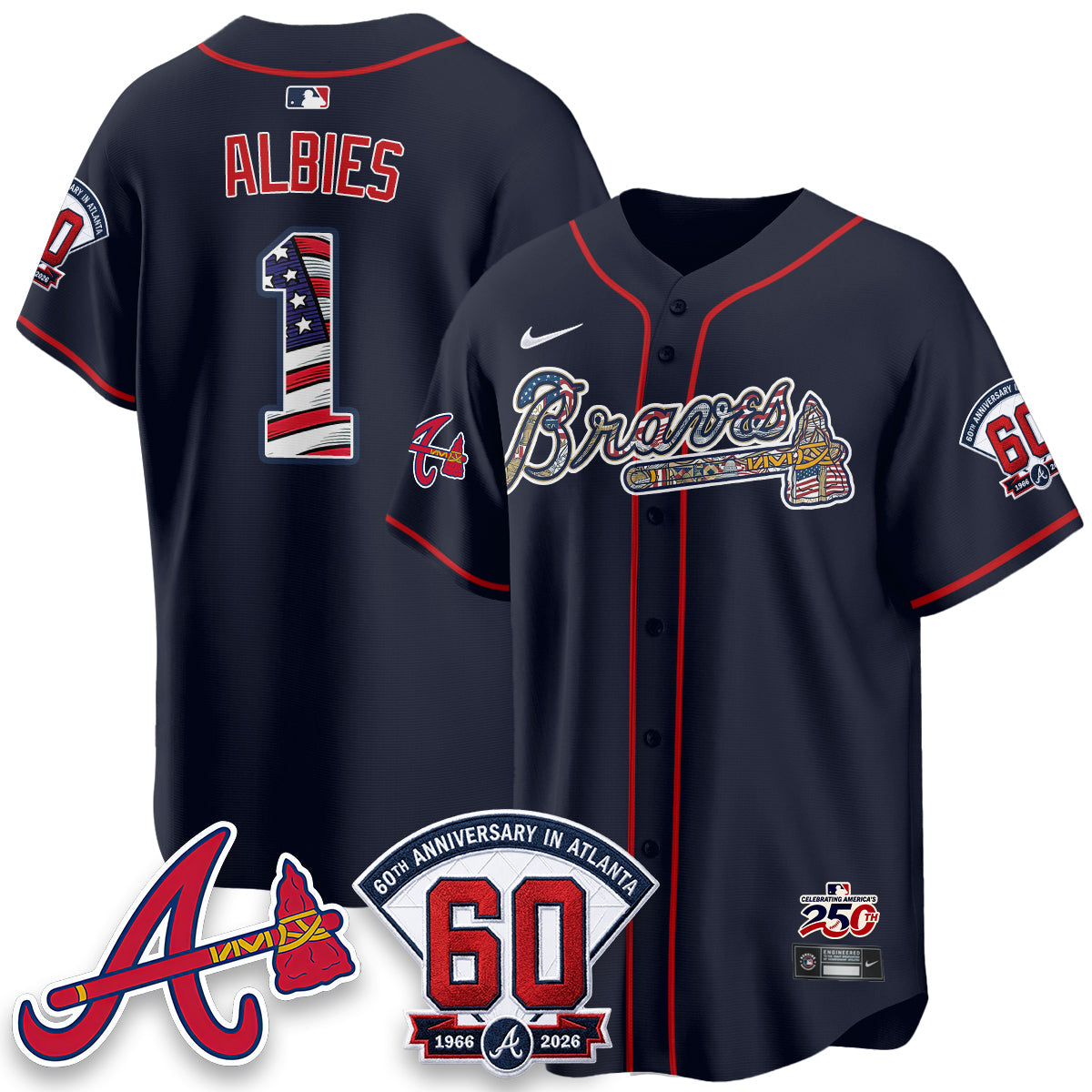 ATL 2026 Independence Day USA Vapor Limited Jersey - Stitched