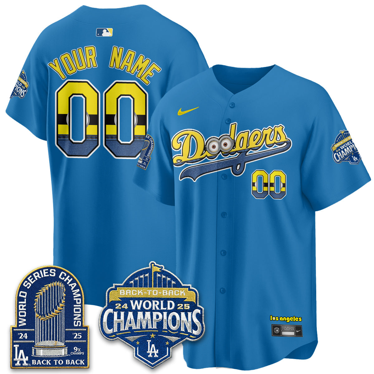 LAD x Yellow Capsules Vapor Custom Jersey - Stitched