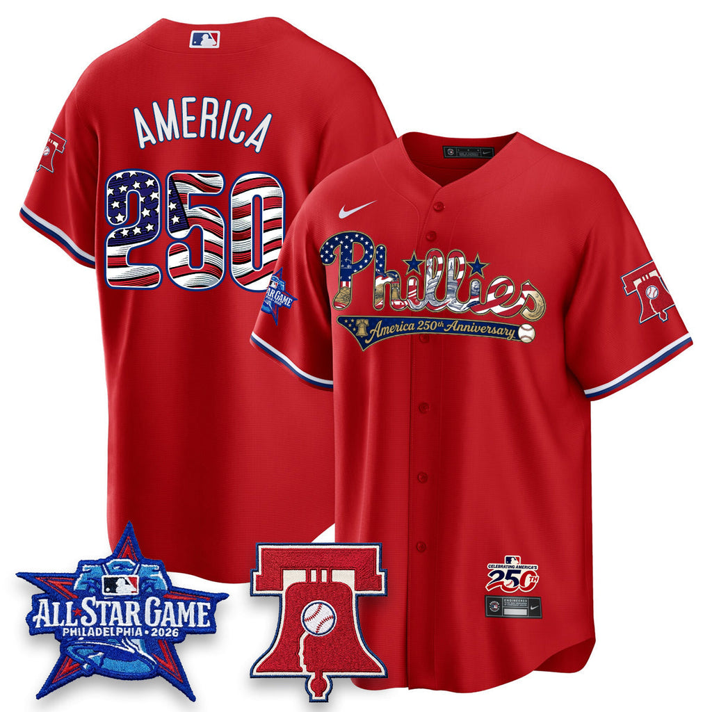 PHI 2026 Independence Day USA Vapor Limited Pinstripe Jersey - Stitched (Tiktok)