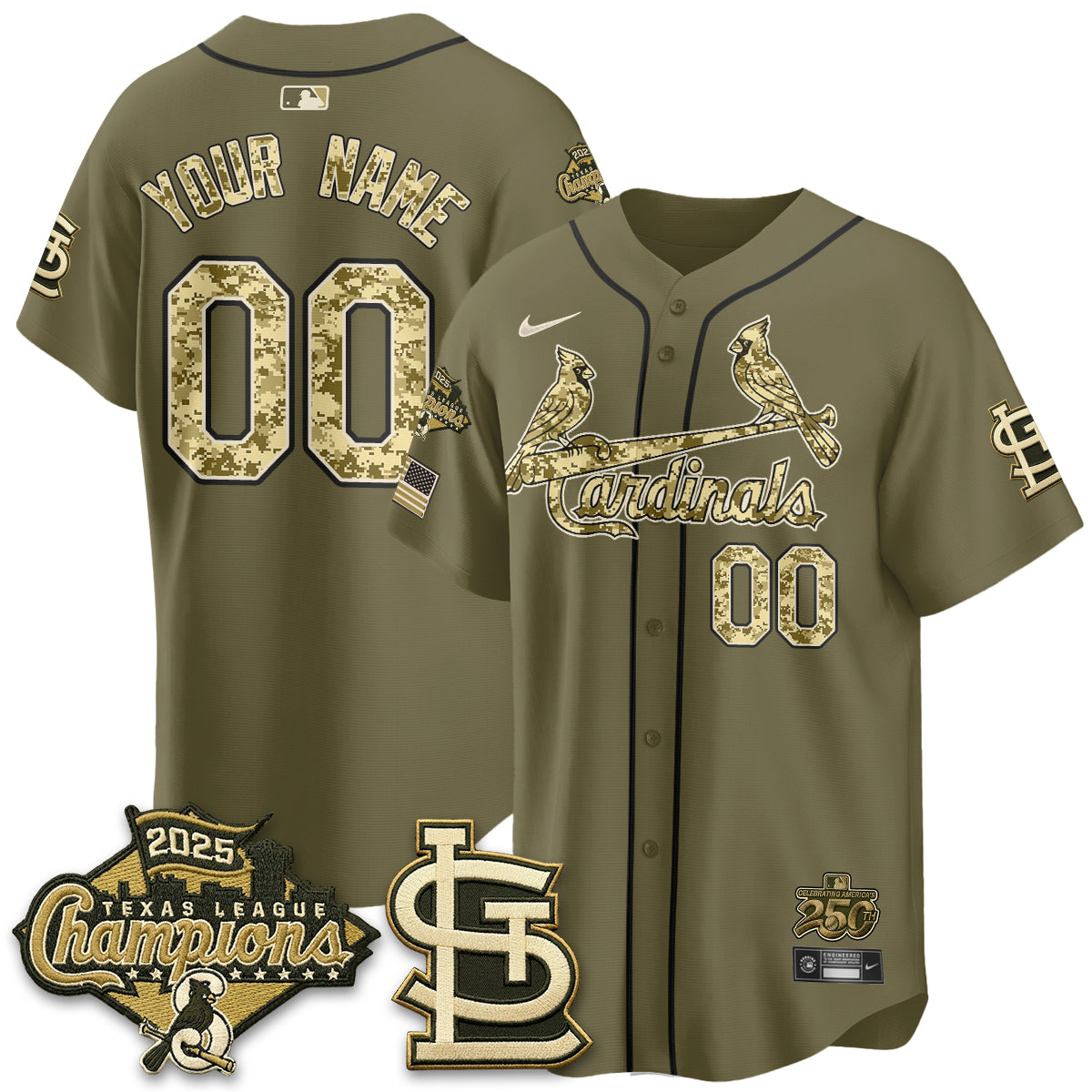 STL 2026 Armed Forces Day Custom Jersey - All Stitched