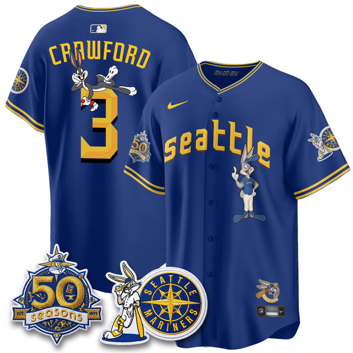 SEA x Bunny Vapor Premier Limited Jersey - Stitched