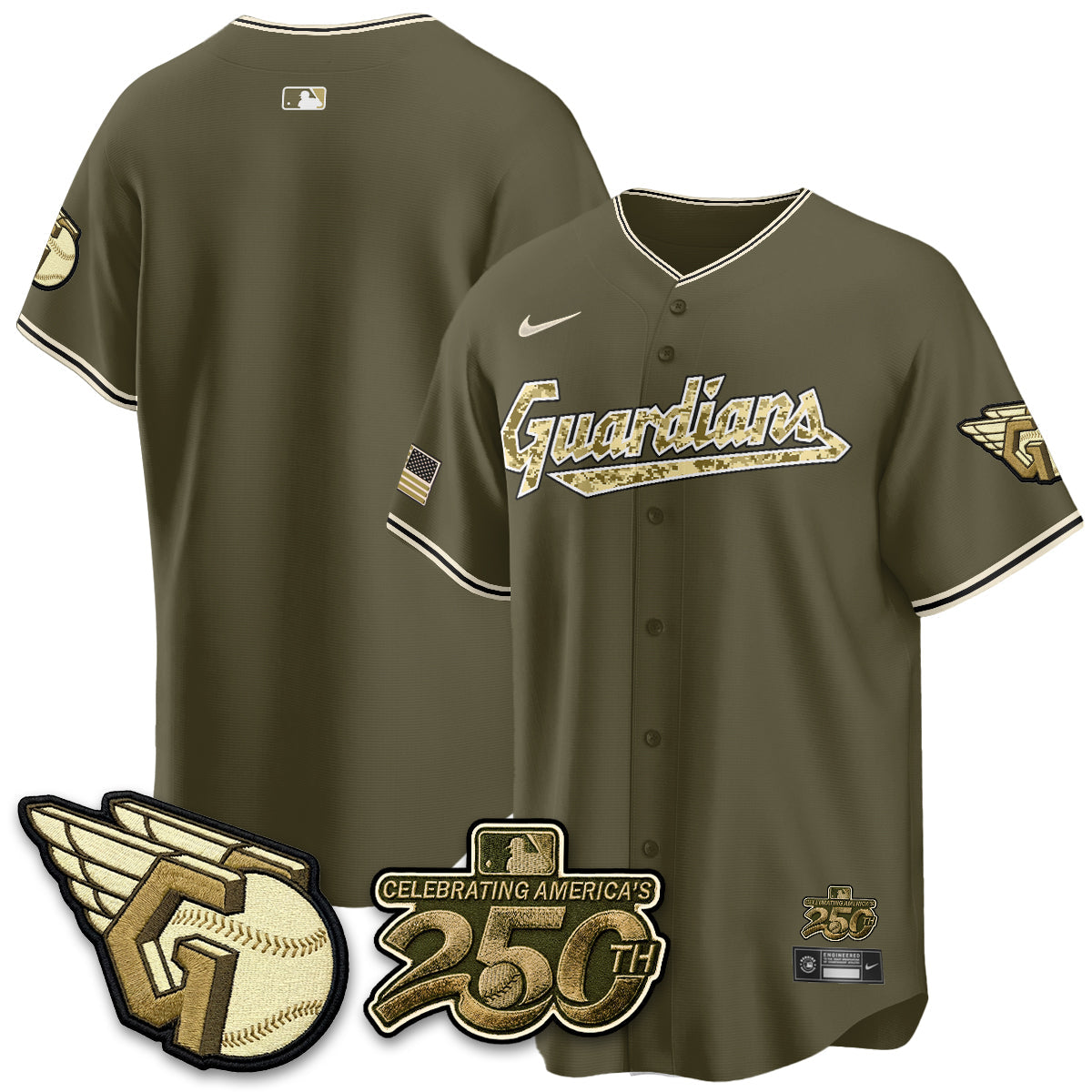 CLE Salute to Service 2026 Vapor Limited Jersey - Stitched