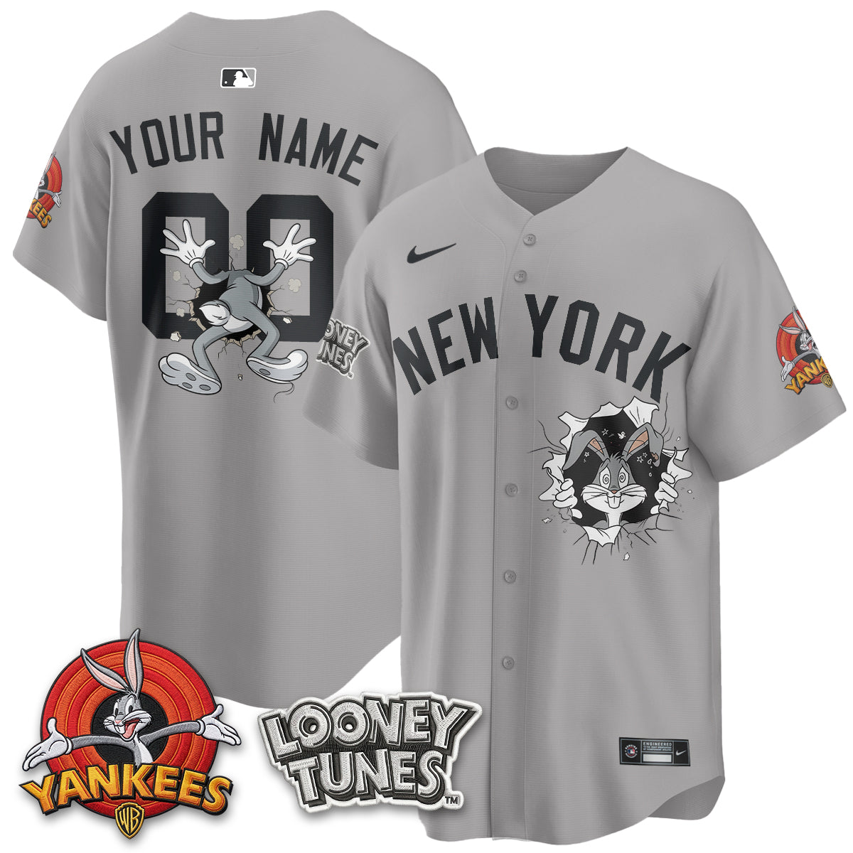 NYY x Bunny Vapor Limited Custom Jersey V3- Printed