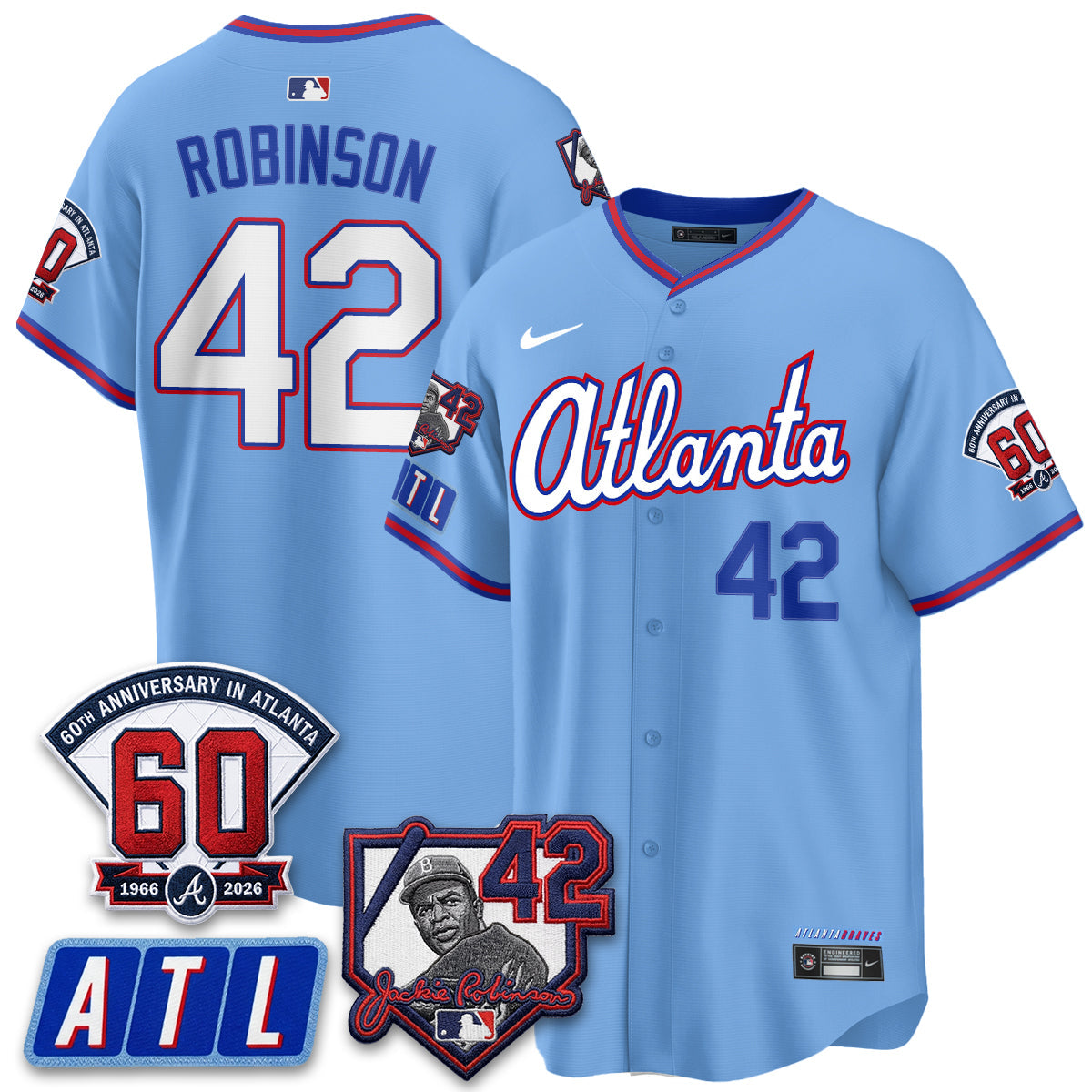 ATL 2026 Jackie Robinson Day Vapor Limited Jersey - All Stitched