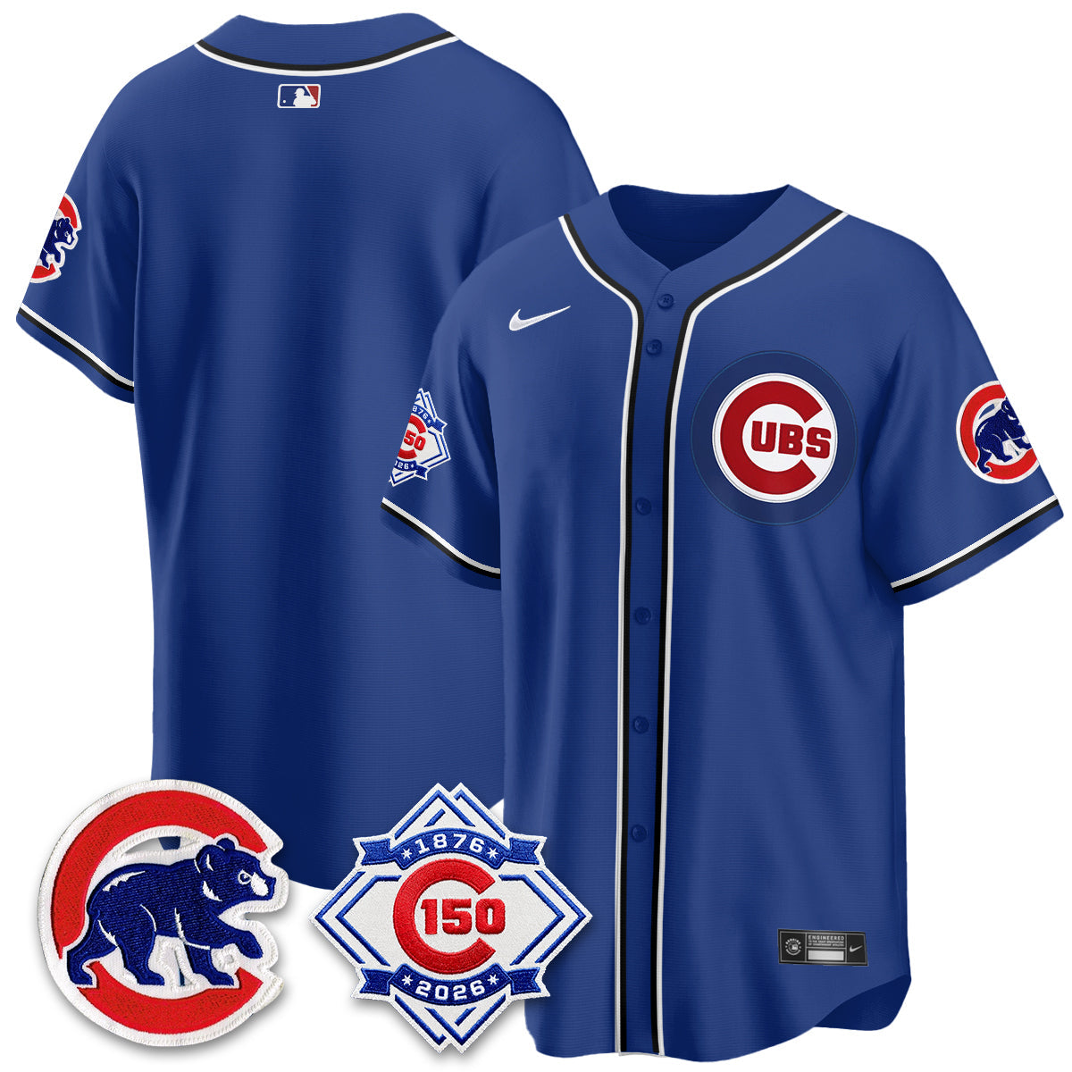 CHC 150th Anniversary Black Out Style Vapor Premier Limited Jersey - Stitched