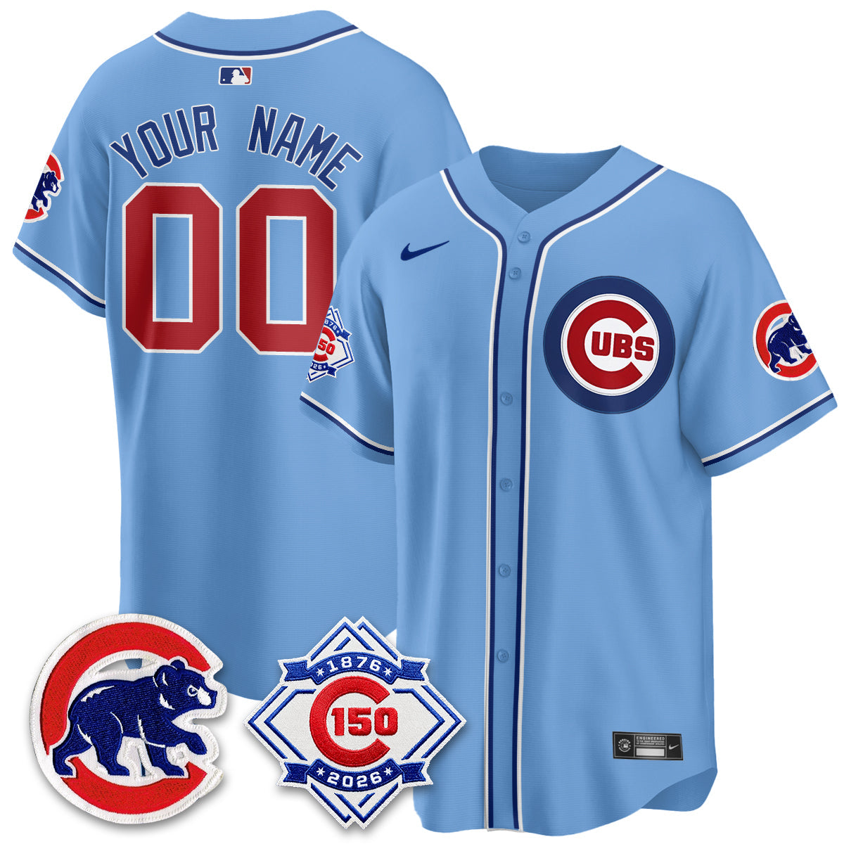 CHC 150th Anniversary Black Out Style Vapor Premier Limited Custom Jersey - All Stitched