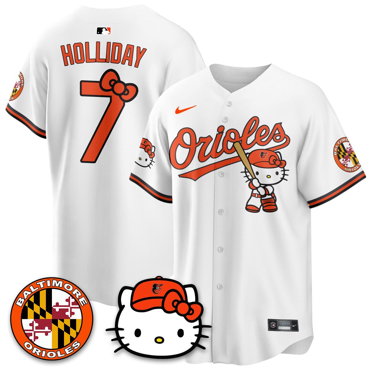 BAL x Meow Kitty Limited City Connect Jersey - Stitched