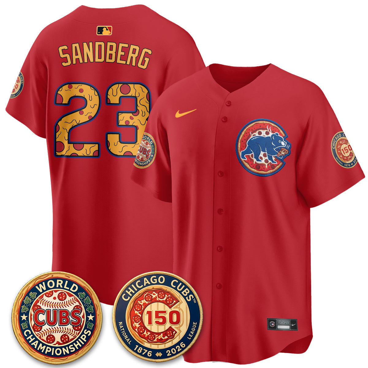 CHC Deep Dish Pizza Vapor Limited Royal Jersey - Stitched